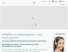 Tablet Screenshot of airnergy.com